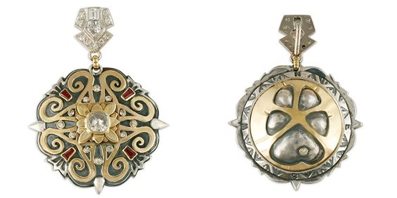 For this custom jewelry design project, we immortalized the pawprint of a client's beloved four-legged friend.