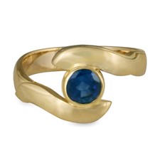 Donegal Twin Engagement Ring in Sapphire