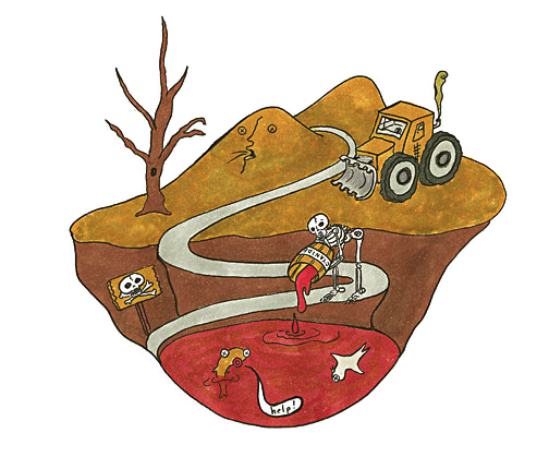 This is the reality of gold mining. Even recycled gold helped destroy ecosystems.