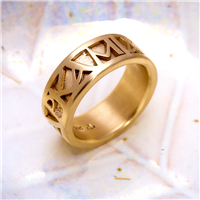 Two Into One Ring in 14K Yellow Gold
