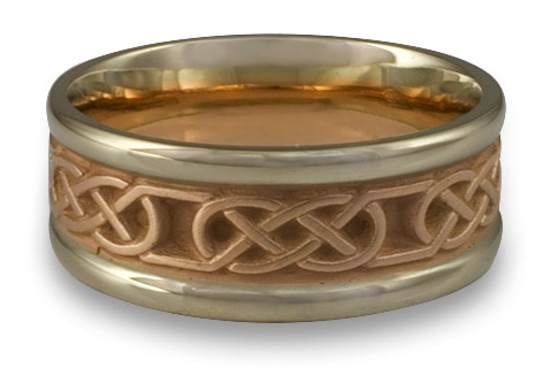 rose gold wedding bands for men