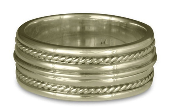 white gold wedding bands